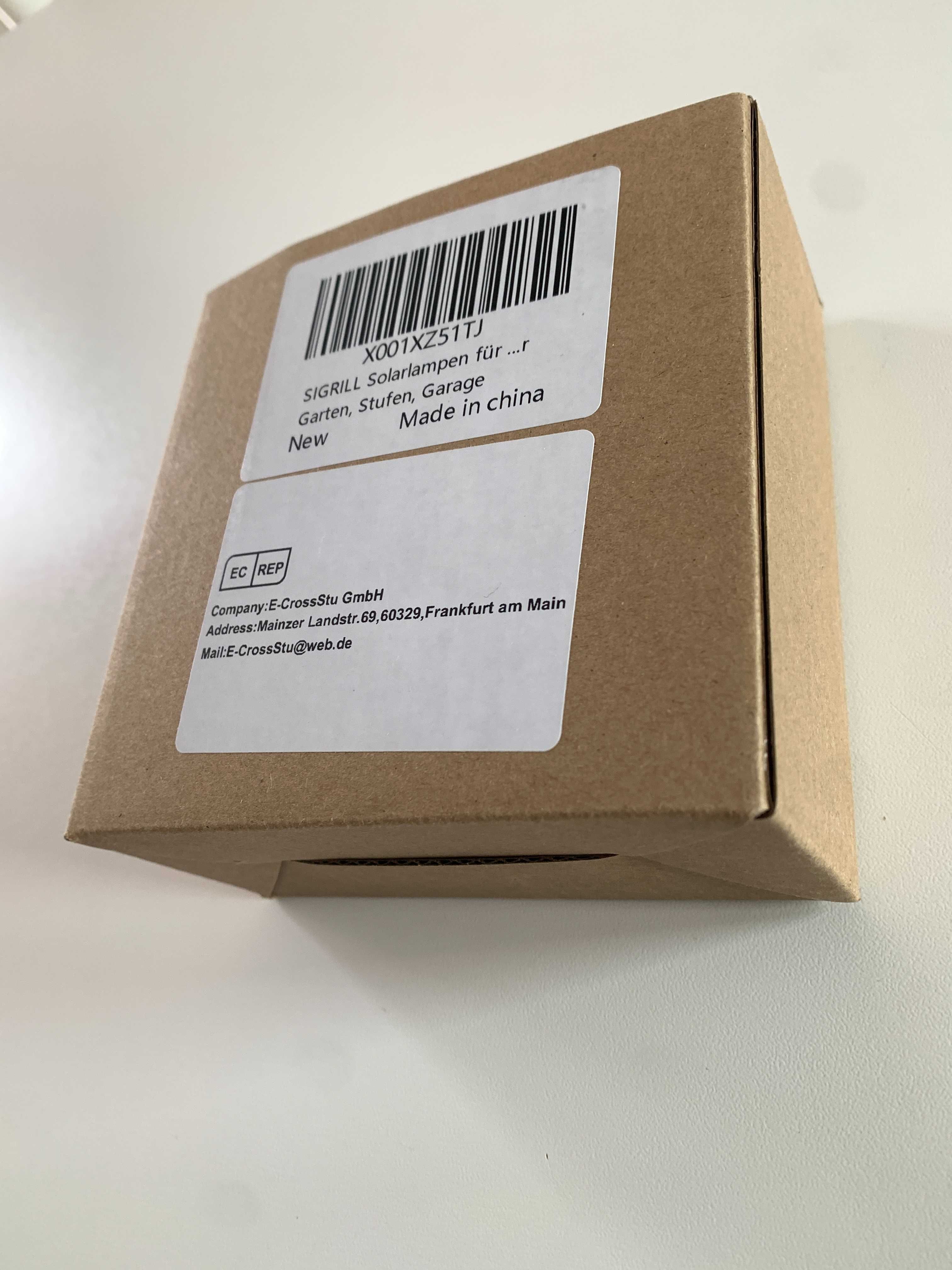 2 candeeiros solares para exterior IP65 com sensor movimento a estrear