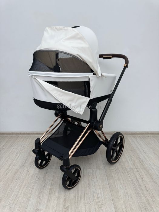 Cybex Priam 4.0 Rose Gold&Off White коляска Сайбекс Пріам 2025 (2в1)