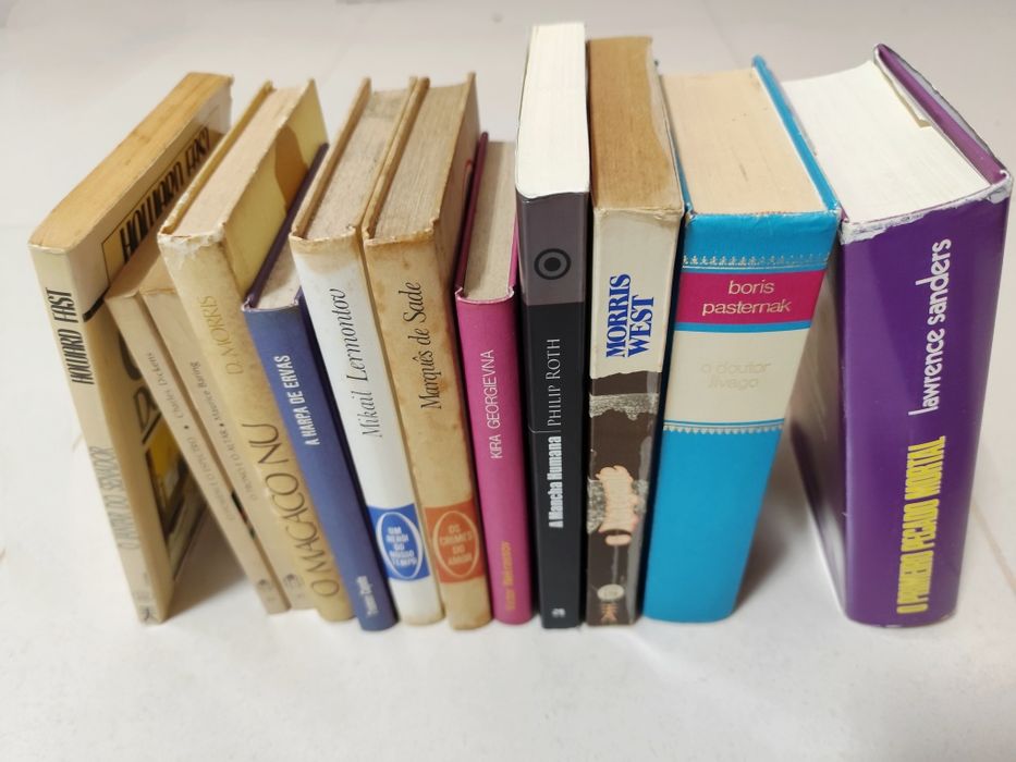 Livros antigos de consagrados autores Internacionais