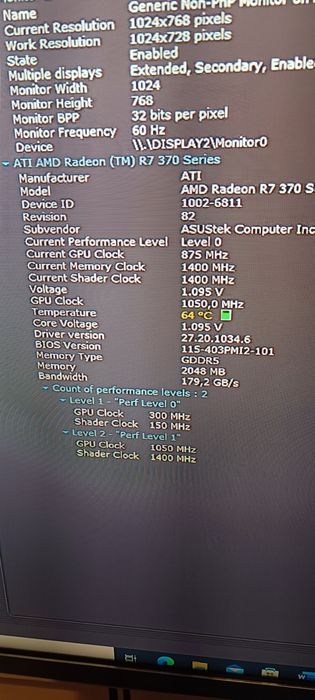 And Radeon R7 370 Series 2GB