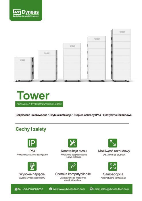 Magazyn energii Dyness Tower T17 (17,76 kWh)- 16999 zł zVAT!