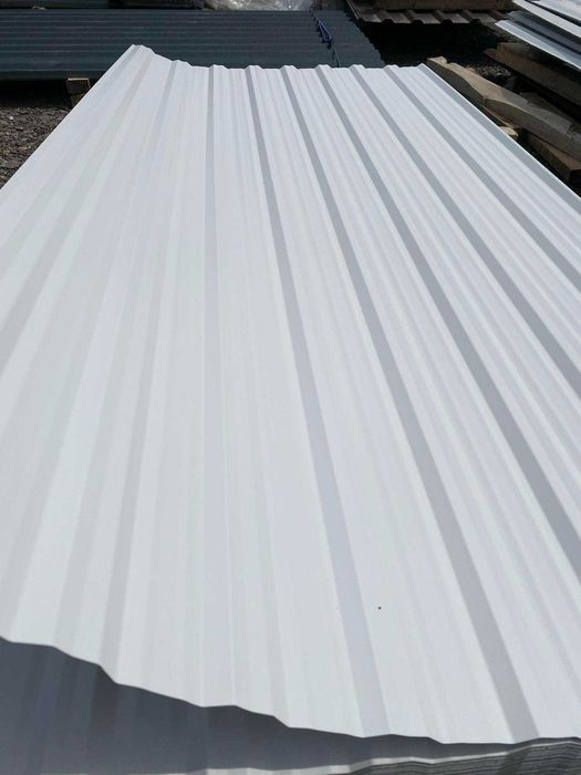Blacha trapezowa t18 BIAŁA, Grubość 0,75!