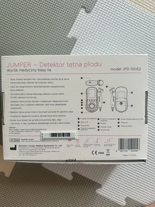 Detektor tętna płodu Jumper