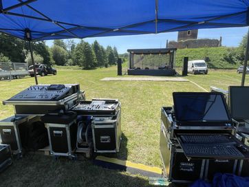 Wynajem Scena mobilna - nagłośnienie - piknik event festyn najazdy