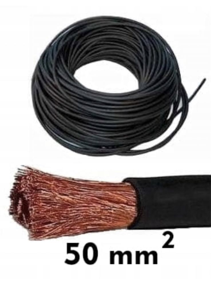 Kabel spawalniczy 50mm2 / 35mm2 / 25mm2 kabel masowy 15M 30M H01N2