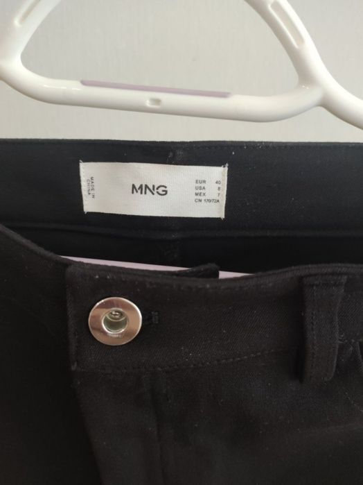 Манго, штани, скінні, прямі, віскоза, Mango