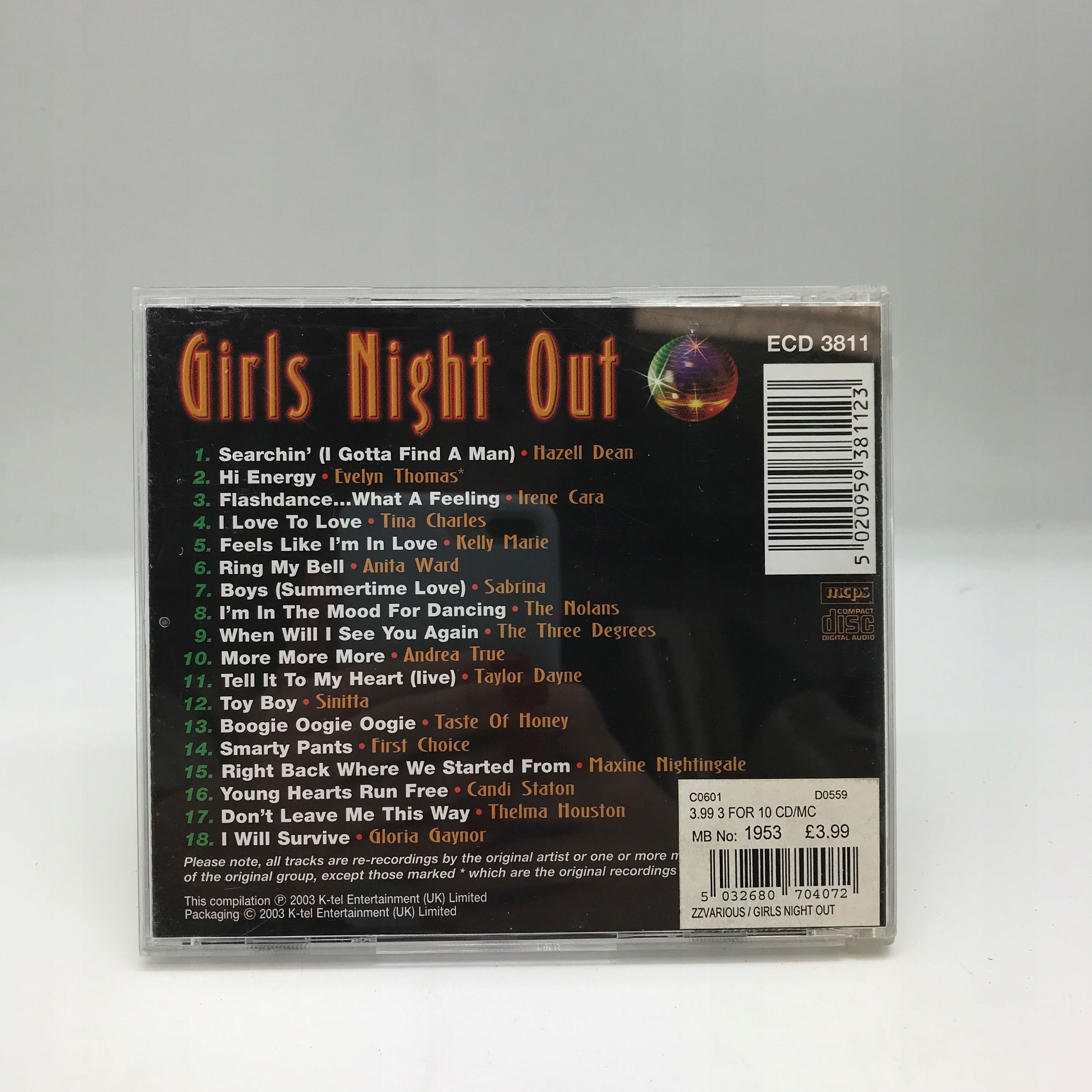 Cd - Various - Girls' Night Out