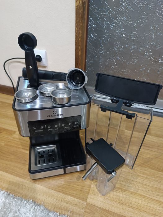 Кавоварка ріжкова Klarstein Arabica Comfort, еспоресо, капучино, латє