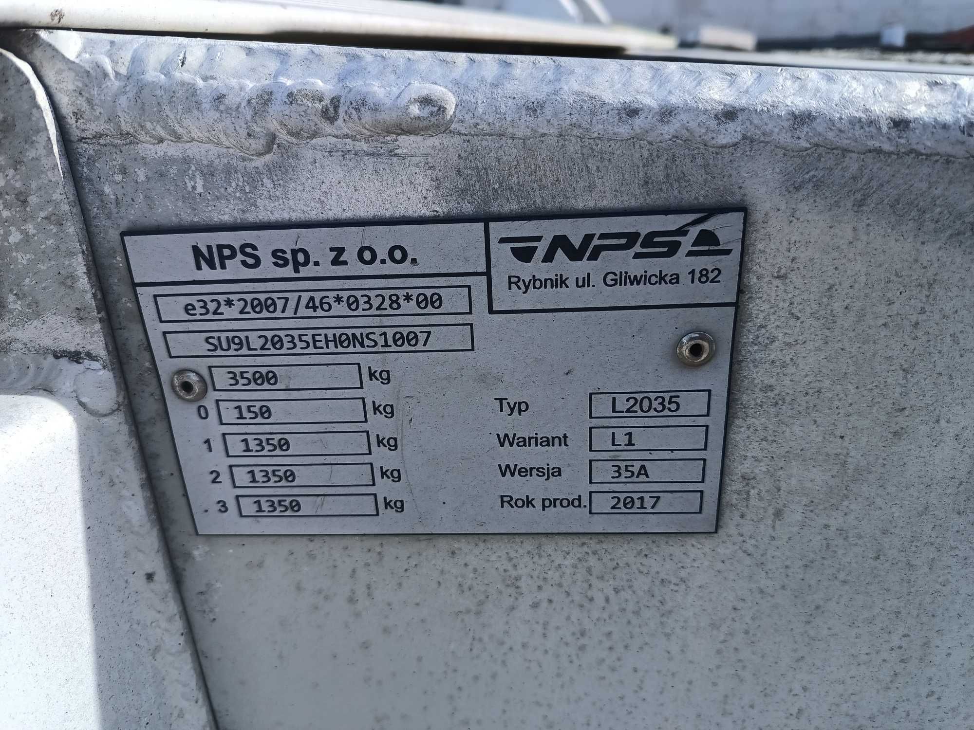 Przyczepa laweta na 2 auta 8,5 m NPS aluminowa w super cenie !