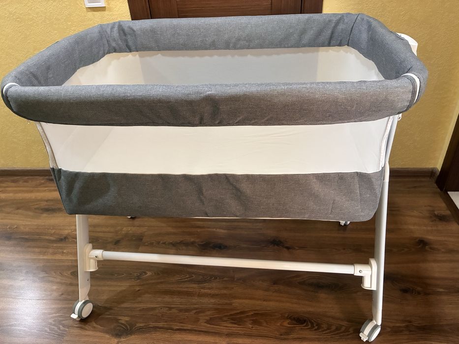 Приставне ліжко ліжечко-гойдалка Cam Sempreconte з постіллю Сіре