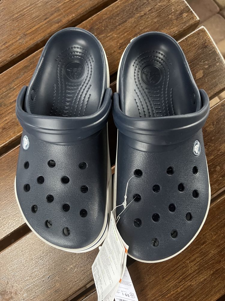 Buty crocs granatowe W8 rozm 38-39 nowe crocbandII