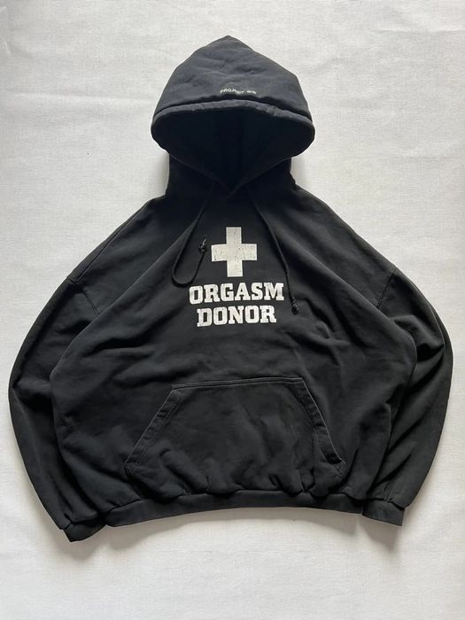 Під Замовлення! Grailz Project g/r orgasm donor black hoodie