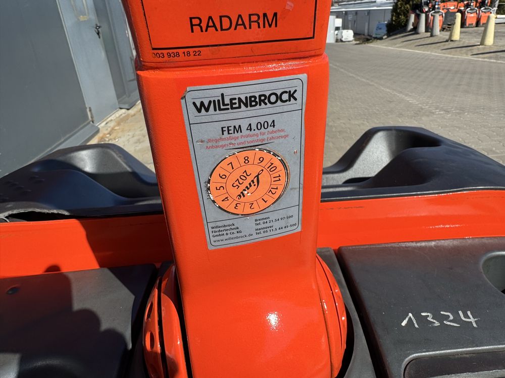 Paleciak elektryczny Linde 3000 kg widły 240 cm 3000 kg 2017 r