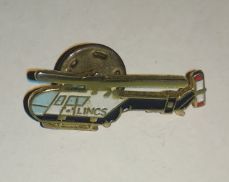 коллекционный старый значок вертолет металл lincs Британия пин