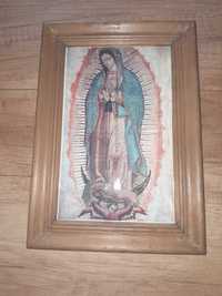 Obraz Matka Boża Boska z Guadalupe Maryja meksykańska Guadalupe stary