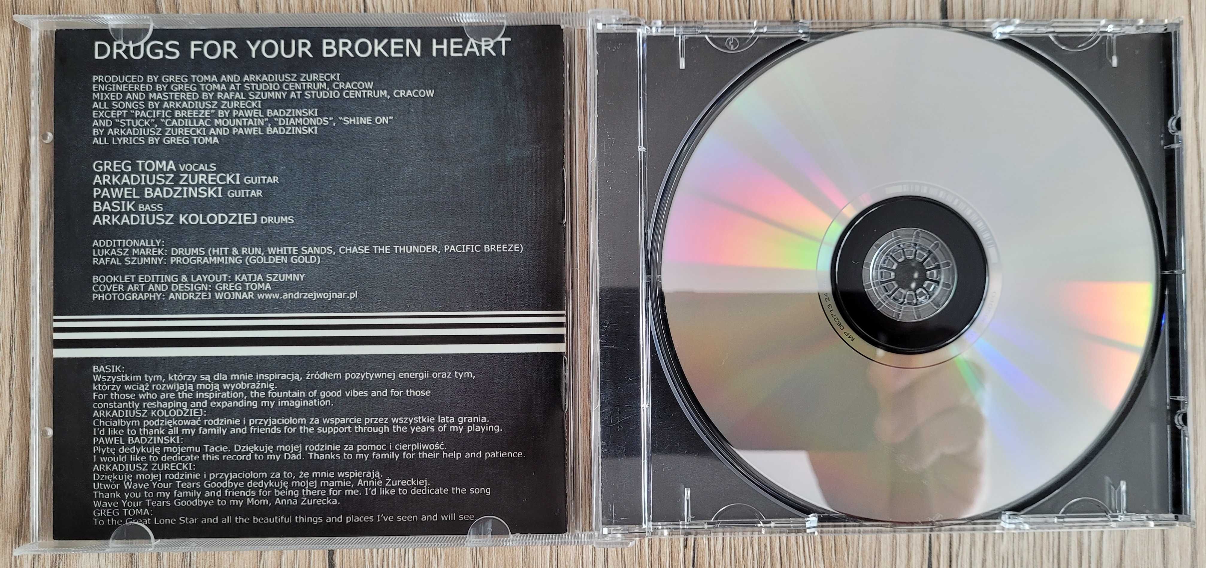 drugs for your broken heart - Rusty Cage - CD