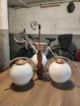 Lampa z trzema kloszami