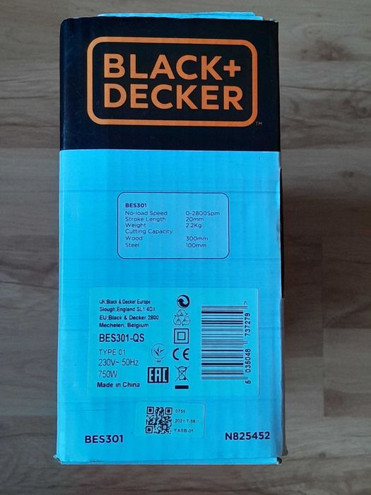 Piła szablasta Black&Decker  BES301 - QS  nowa nieużywana