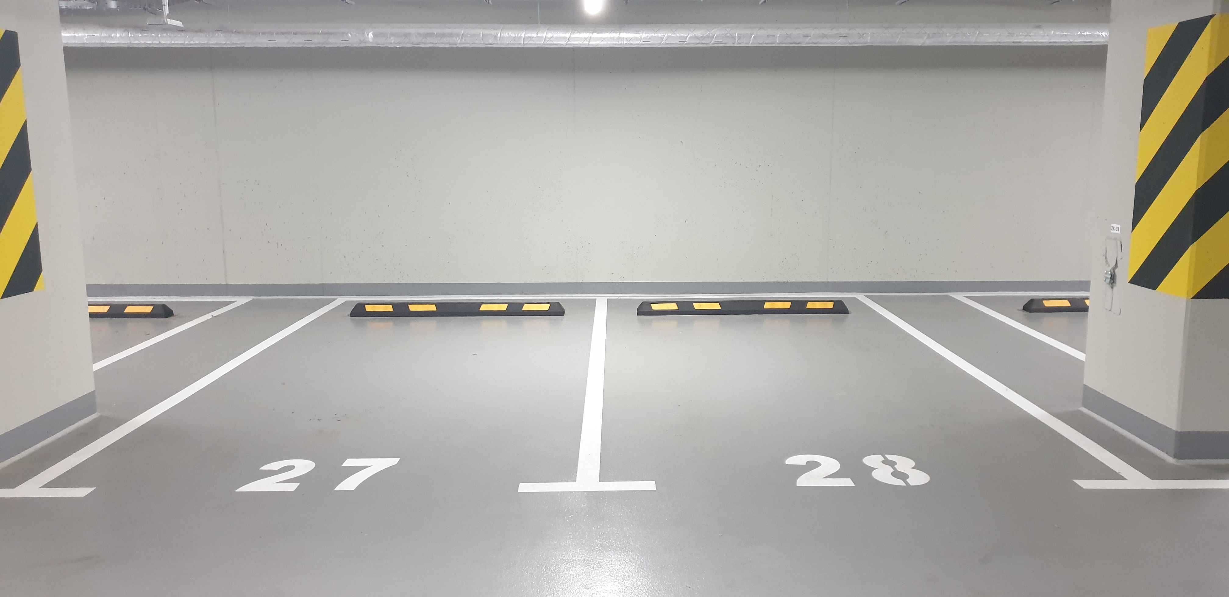 Miejsce parkingowe w garażu podziemnym