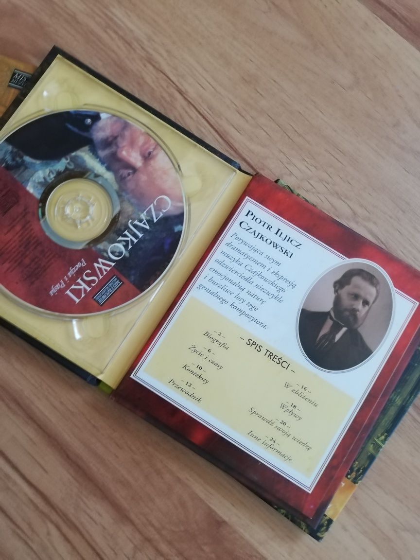 Płyty CD zestaw komplet muzyka klasyczna Mozarta Czajkowskiego Chopina