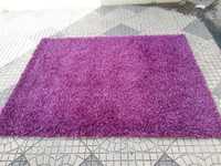 Carpete grande roxa+ 2 tapetes quarto
