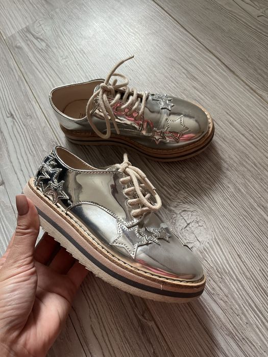 Туфлі для дівчинки Zara 27-28розмір лофери 27 кросівки туфельки 17см