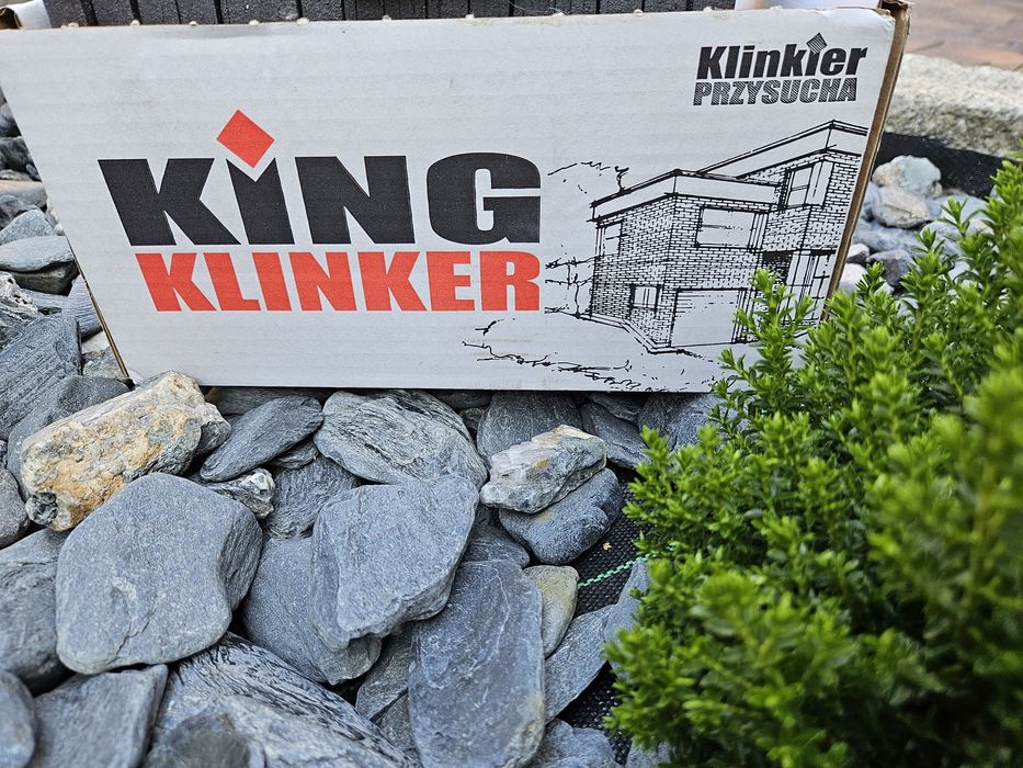 Klinkier płytki na elewację KING KLINKER szare antracytowe elewacyjne