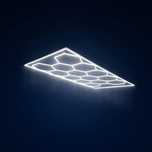 Iluminação Hexagonal LED para Garagem