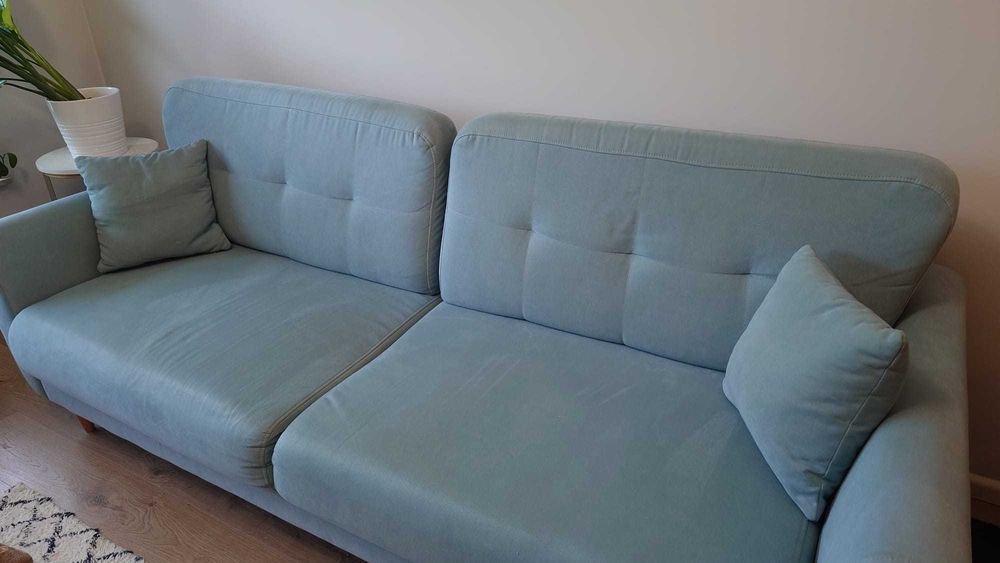 Sofa Dakota rozkładana kolor miętowy