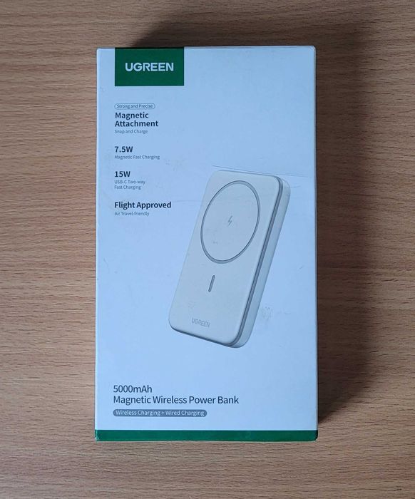 UGREEN Magnetyczny Powerbank Do Telefonu MagSafe 5000mAh PowerBank 15W