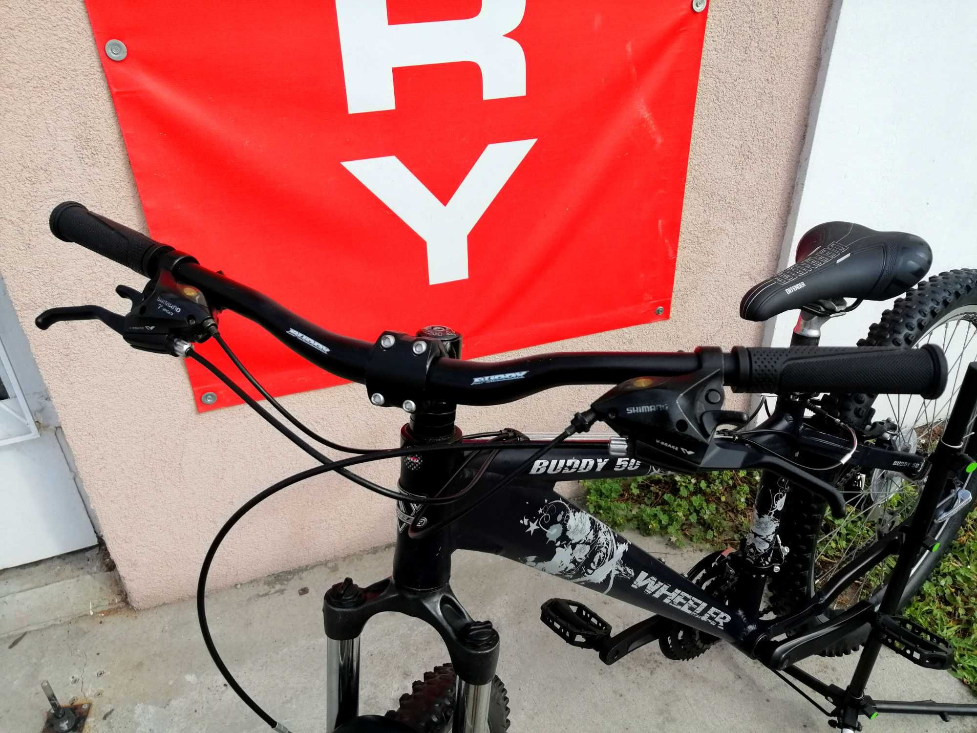 PIĘKNY WHEELER BUDDY 50 Roz. 15" Shimano Acera *Koła 26* Stunt Dirt FR