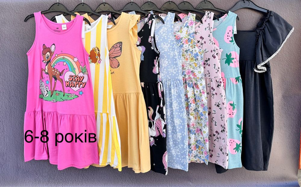 Плаття сукня сарафан на літо h&m 110,116,122,128,134,140