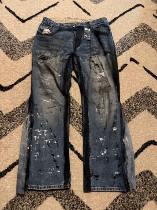 РАСПРОДАЖА!!! flred клеш джинсы от бренда NDSX