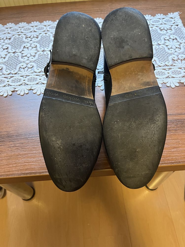 Buty bikery czarne