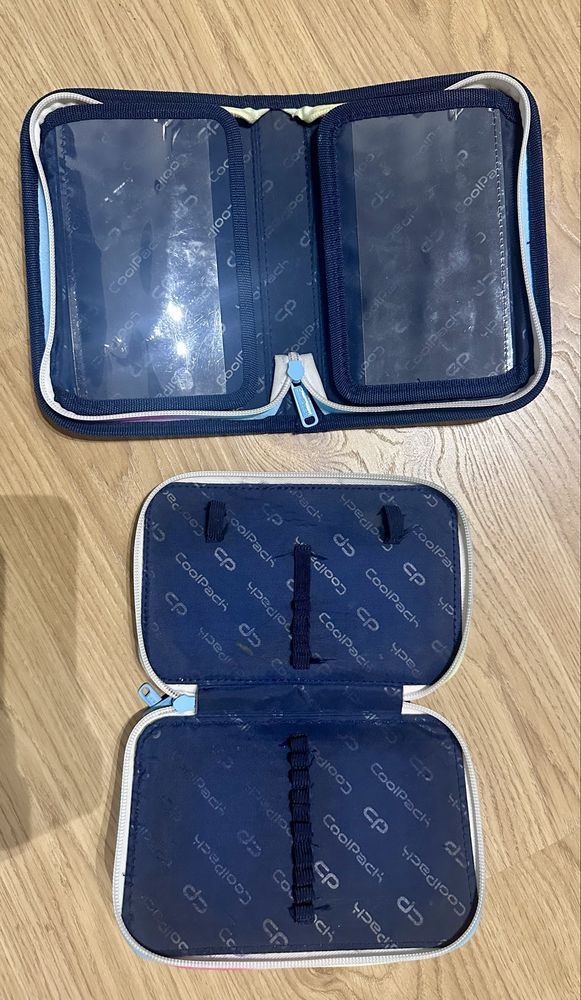 Dwa piórniki CoolPack Cool Pack Blue Unicorn jednorożce