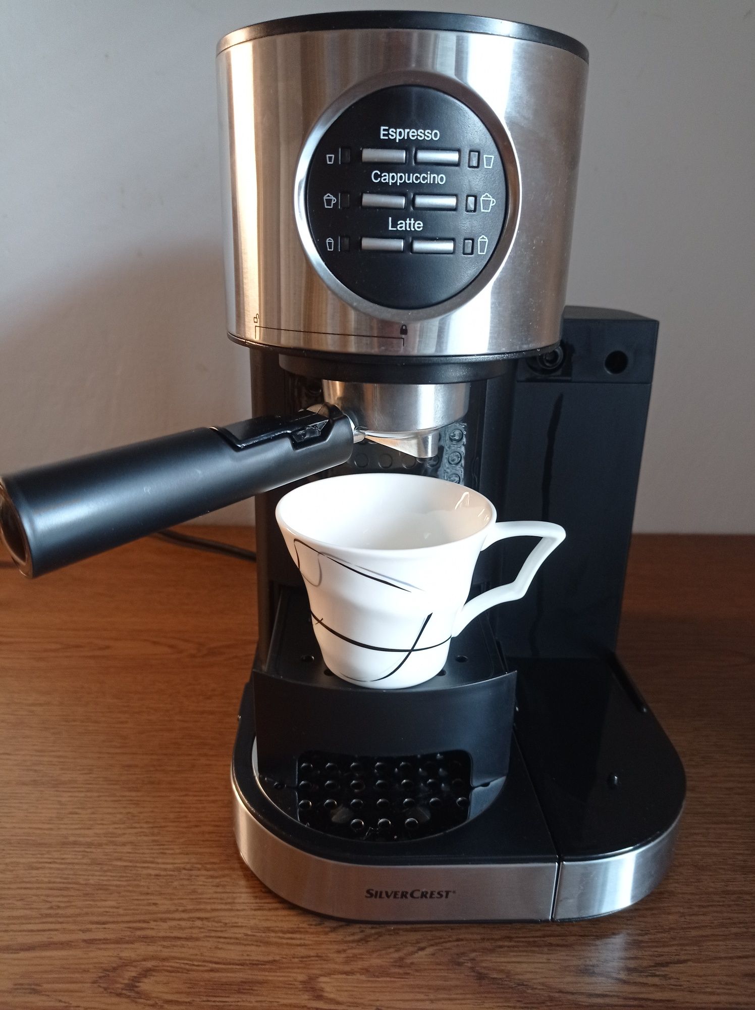 Ekspres ciśnieniowy Silver Crest, espresso, latte, capuccino