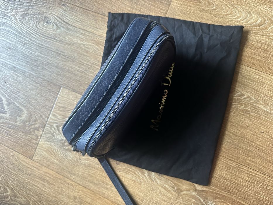 Шкіряна барсетка (сумка) Massimo Dutti