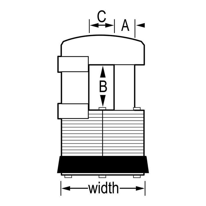 Kłódka trzpieniowa na klucz Master lock 37D
