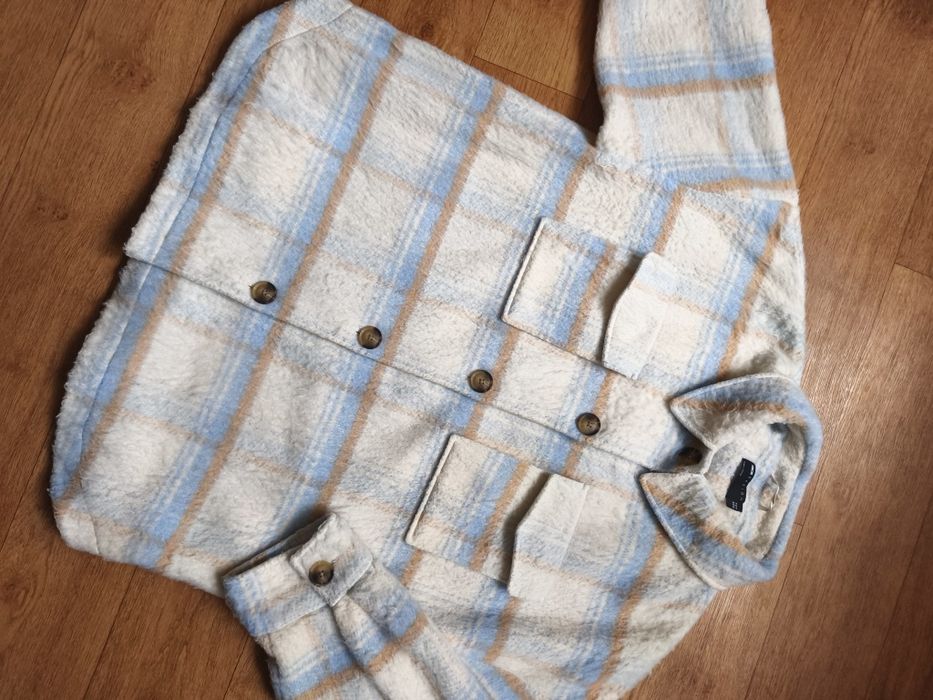 Утеплена жіноча сорочка пальто великий розмір