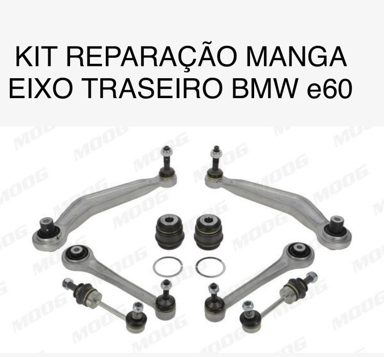 E60 Manga de eixo traseiro