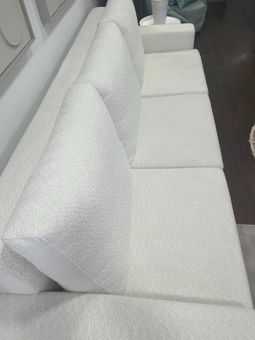Sofá branco 3 lugares