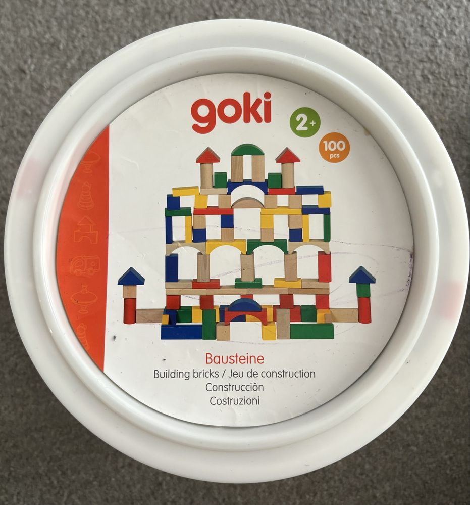 Klocki drewniane atestowane GOKI