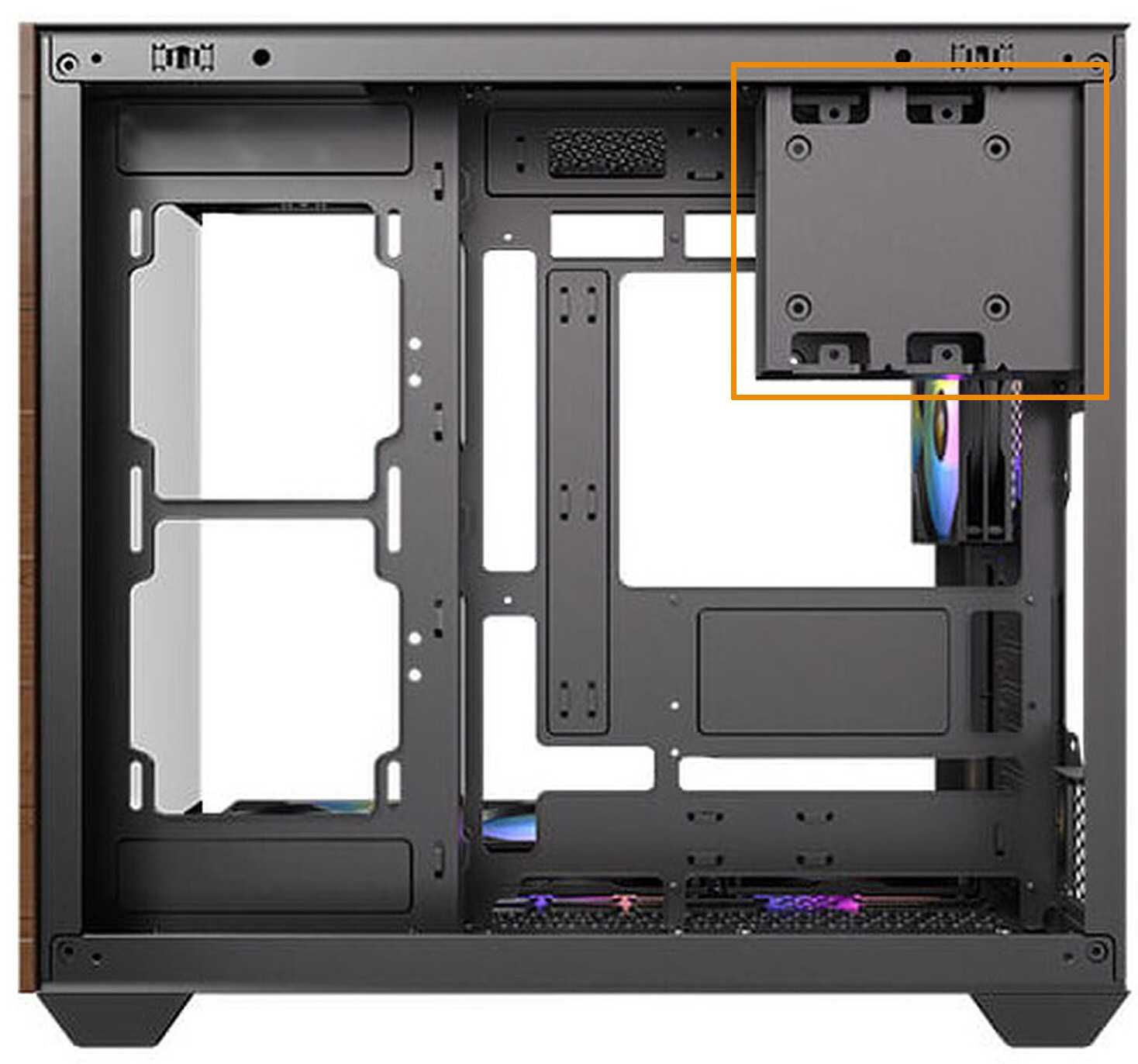 Obudowa PC Antec CX800 ARGB wersja drewniana - nowa!