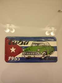 Ręcznie malowana tabliczka Chevrolet z Kuby