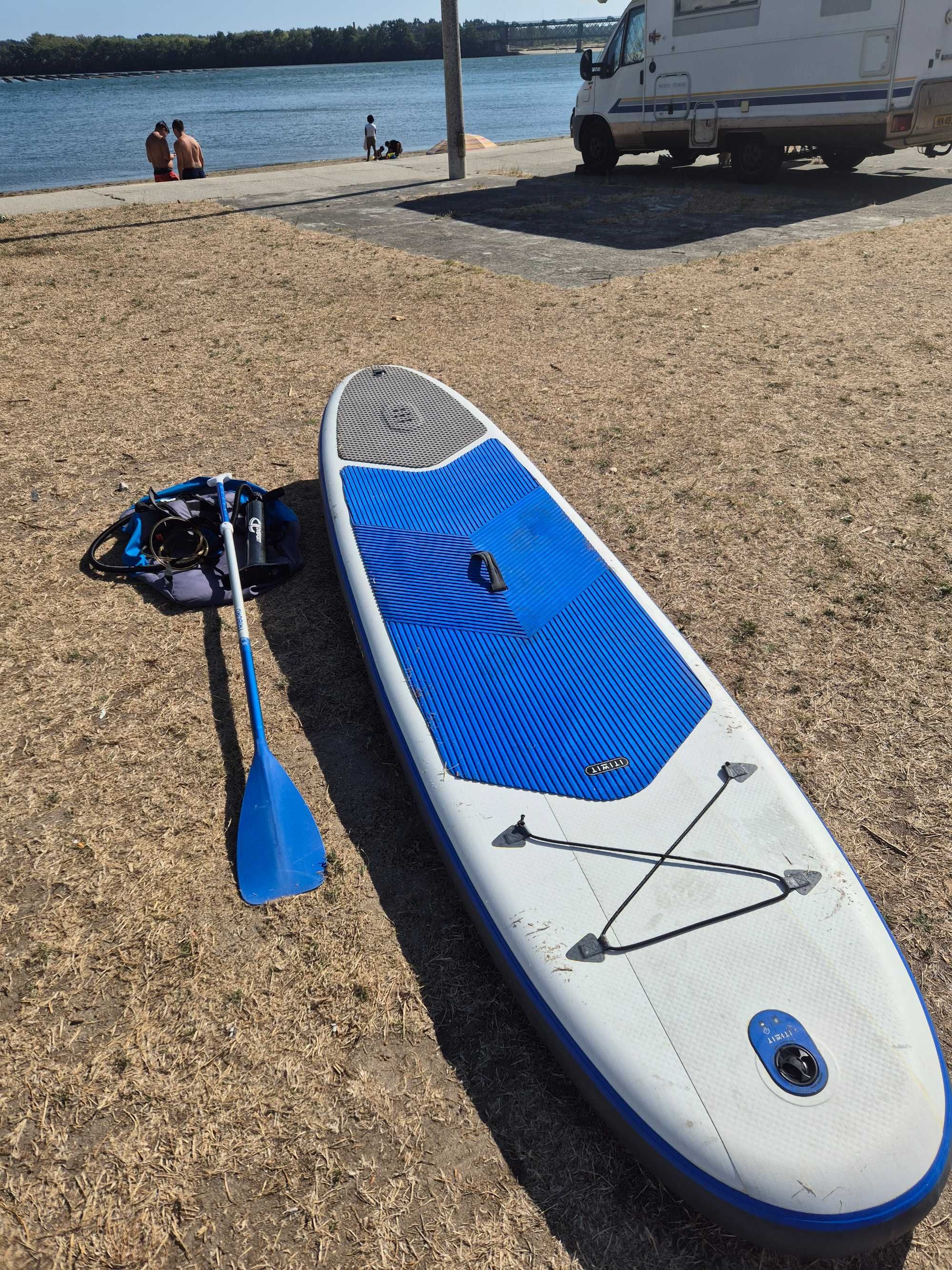 Prancha Insuflável Paddle SUP 10'7 com Bomba, Remo/Todos os Acessórios
