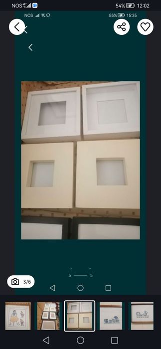 2 Paspatur moldura fotografia madeira preta+Caixilhos para quando.