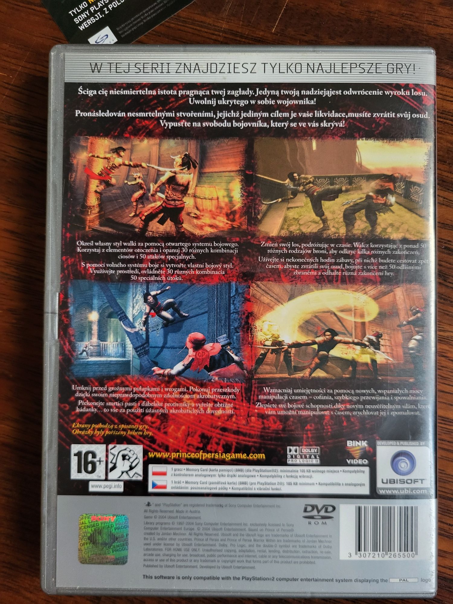 Gra Prince of Persia Warrior Within Ps2