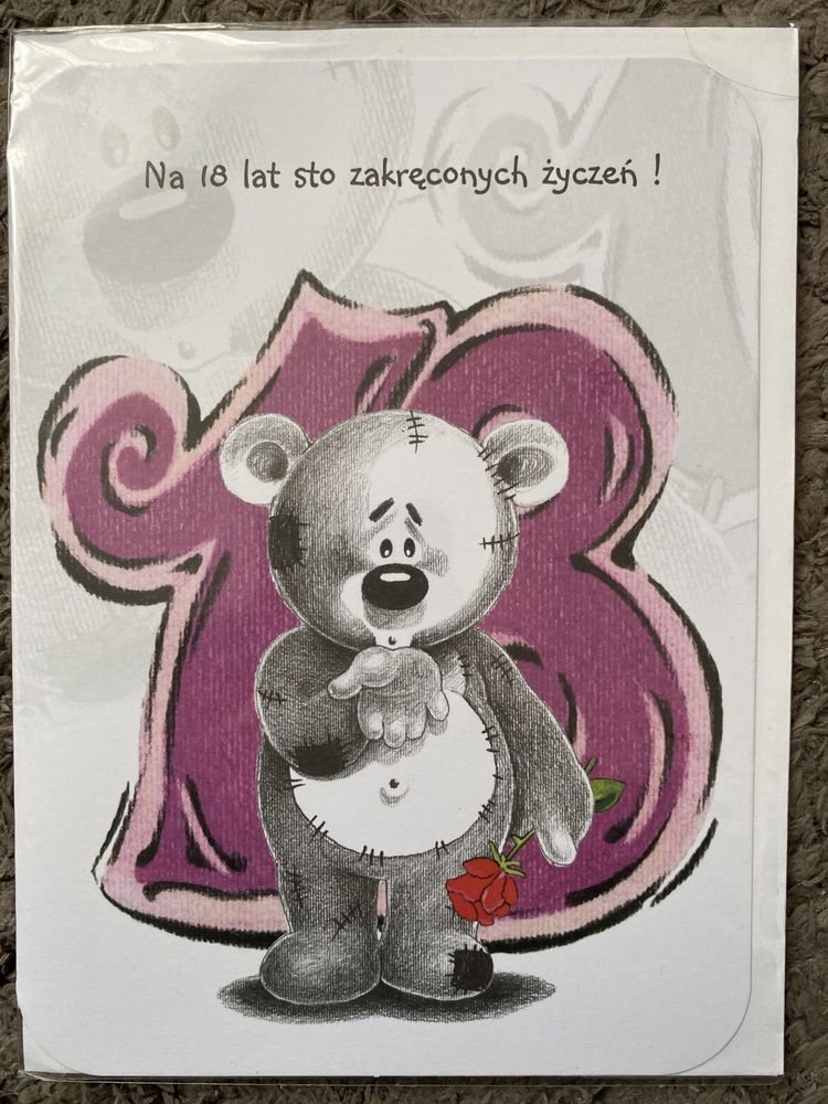 kartka na urodziny 18