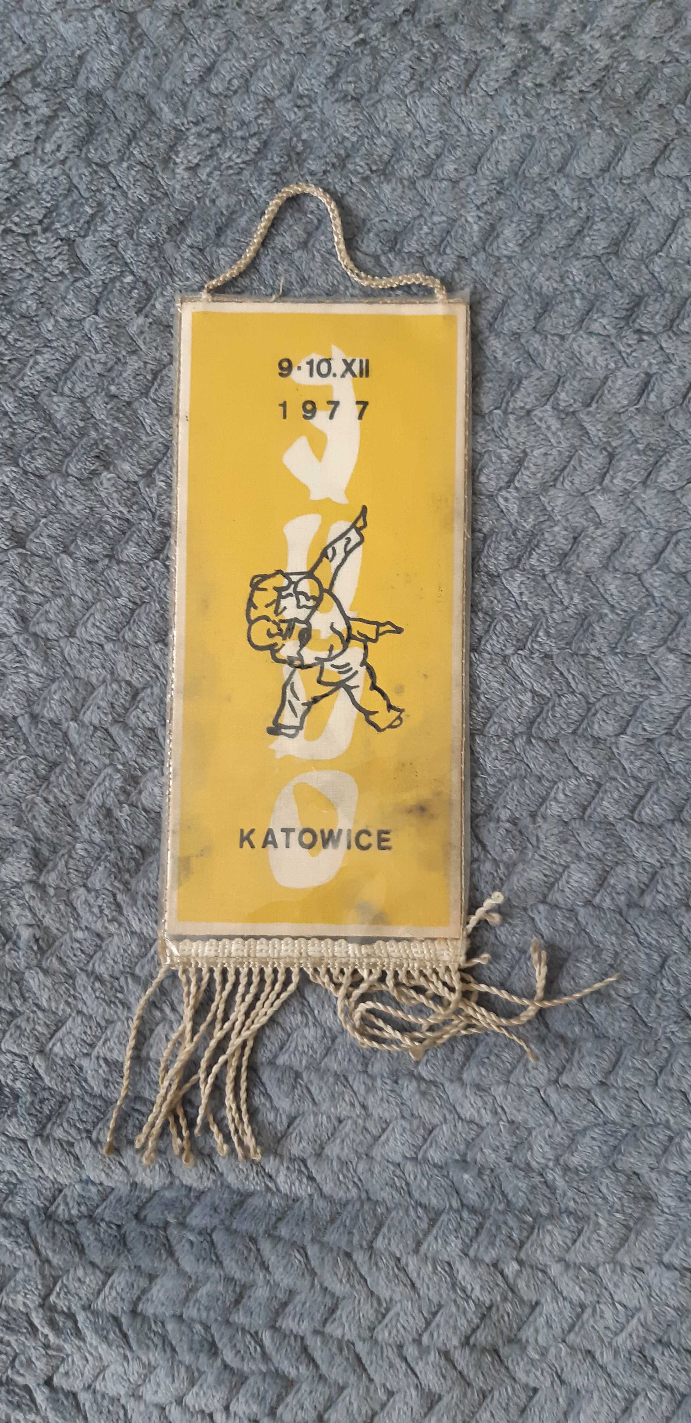 proporczyk XIV Krajowe Mistrzostwa SW w Judo Katowice 1977