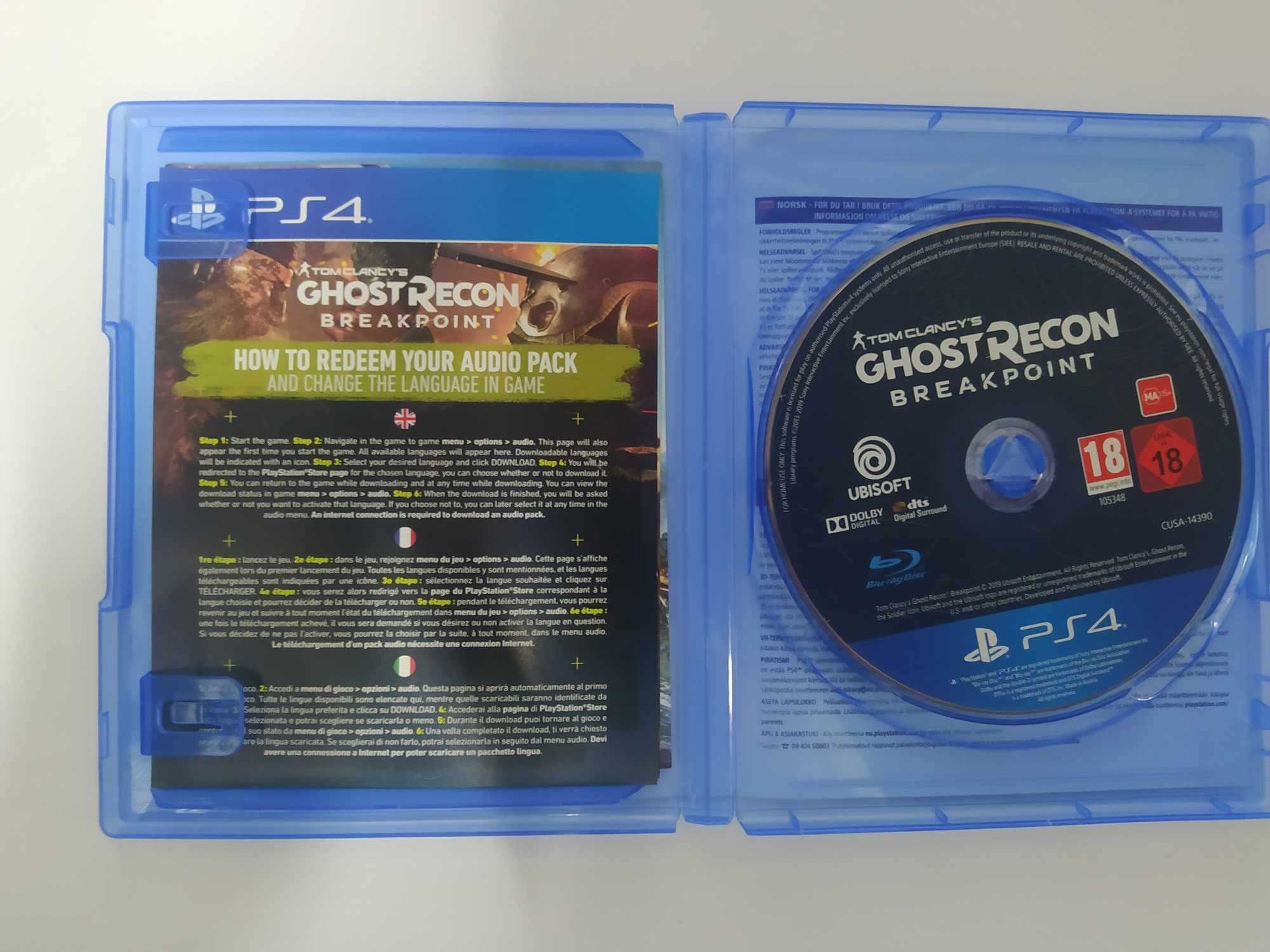 Tom Clancy’s Ghost Recon Breakpoint PS4 Polskie napisy w grze